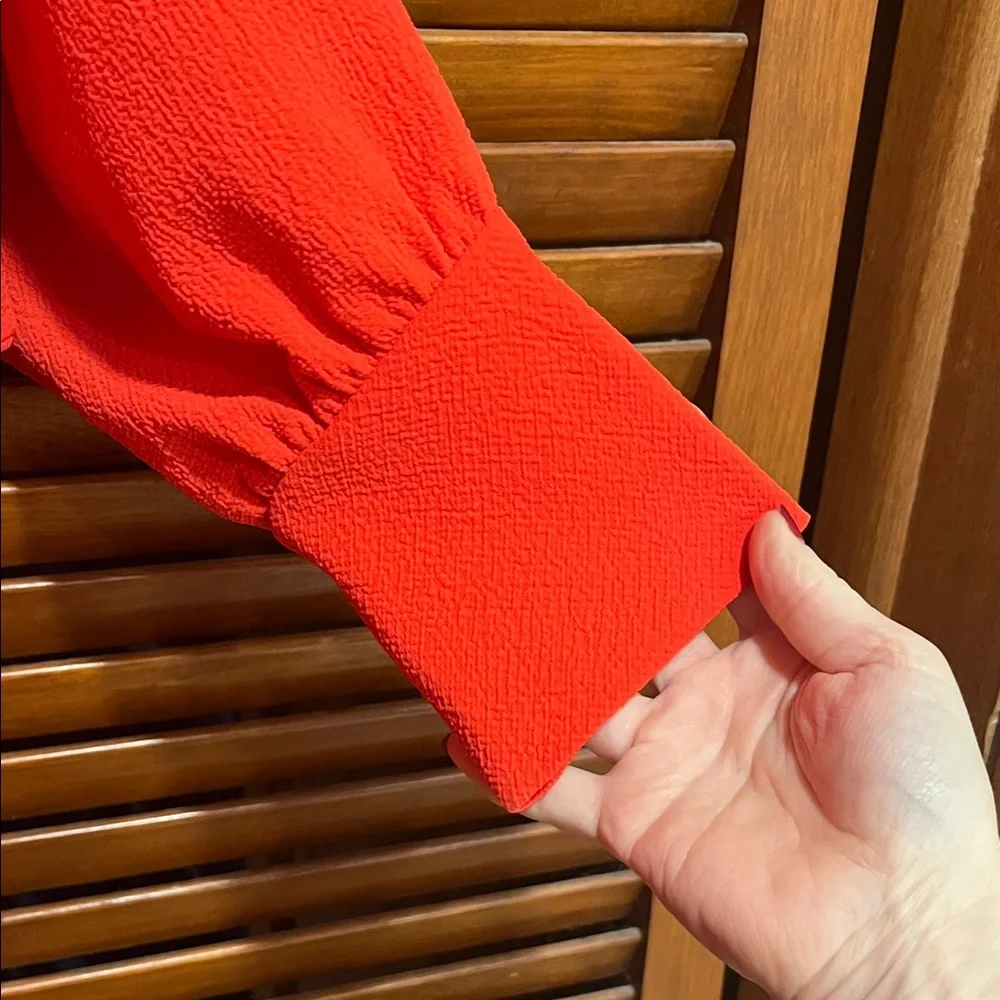 Rachel Comey orange Red Batwing Sleeve Top - Picture 6 of 12